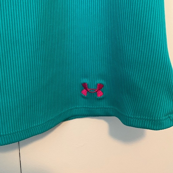 Under Armour HeatGear Teal & Fuchsia Athletic Tank Top Size XS - Picture 2 of 7